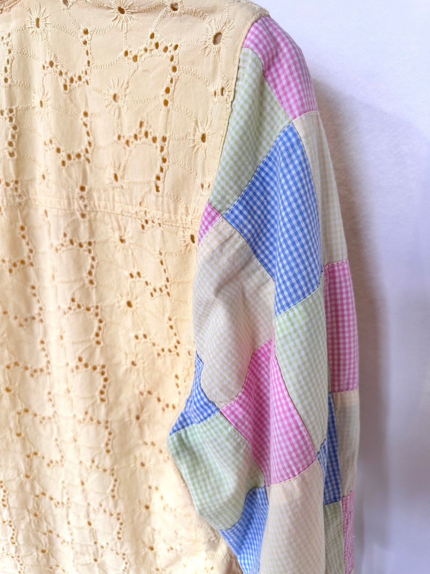 sunny eyelet +pastel madras jacket