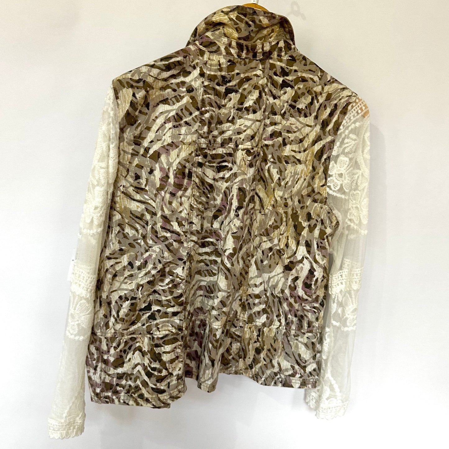 feminine take on camo jacket