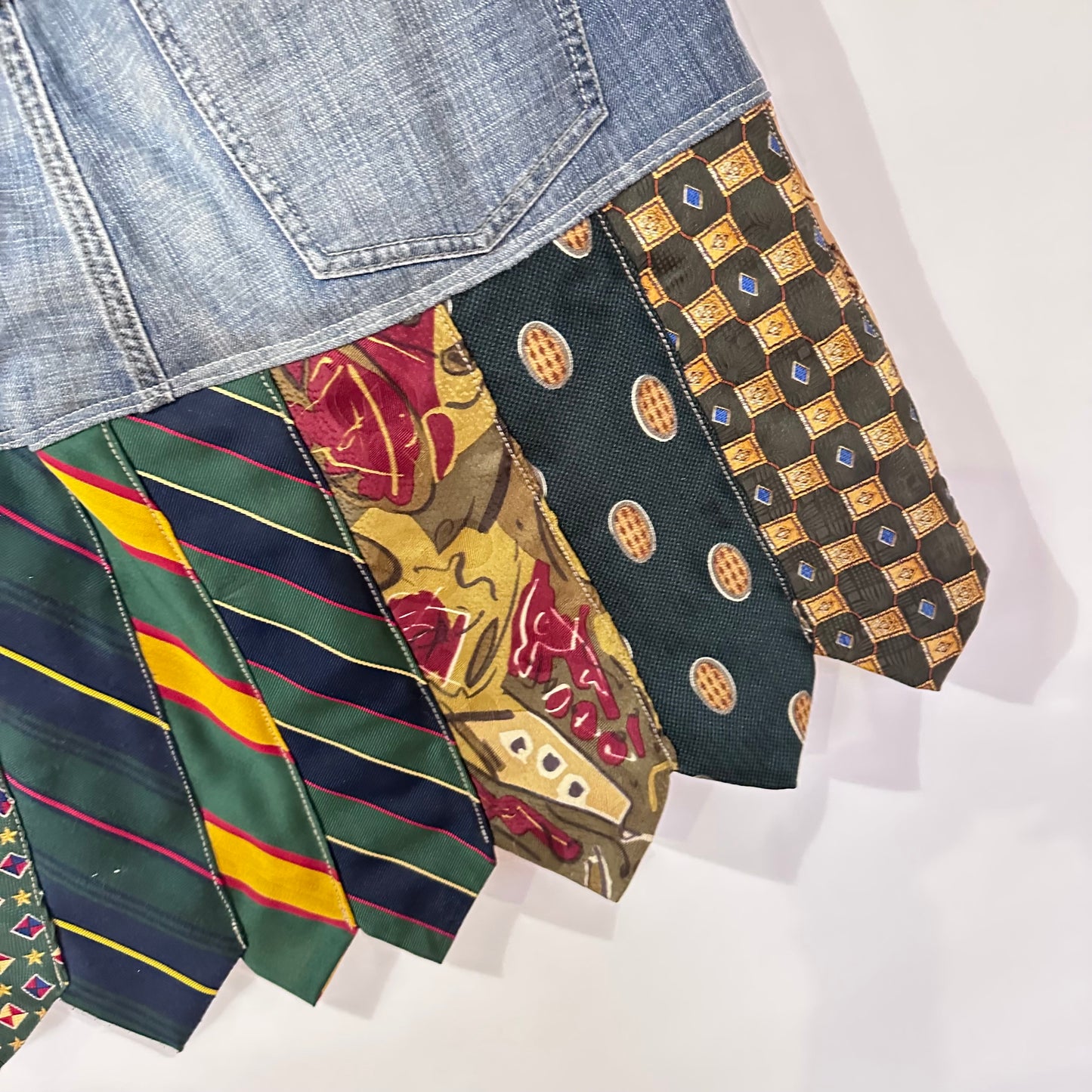 oh deer! denim + tie skirt [10/30]