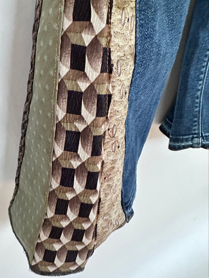 golden fall denim + necktie bells [6/28] short