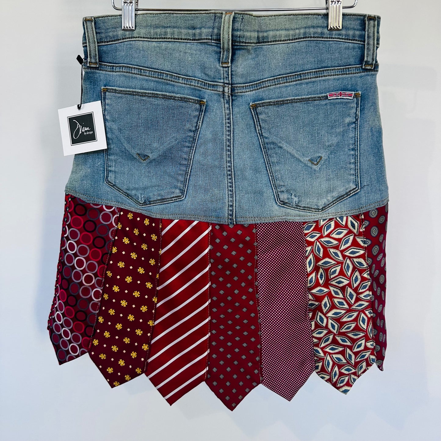 distress vintage denim + bright red ties [6/28]