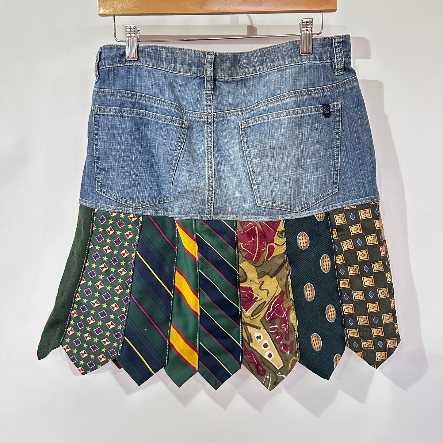 oh deer! denim + tie skirt [10/30]