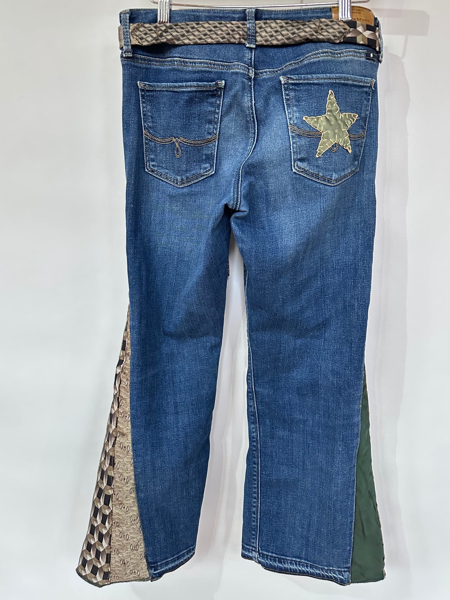 golden fall denim + necktie bells [6/28] short