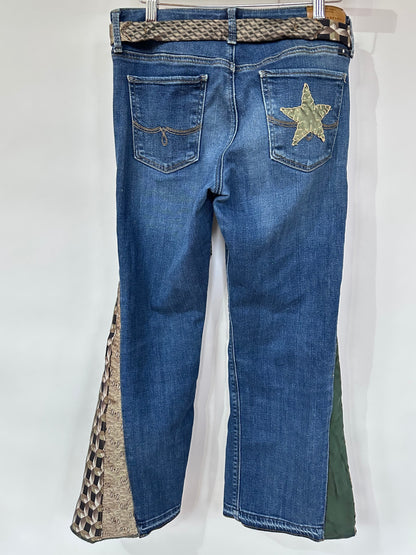 golden fall denim + necktie bells [6/28] short