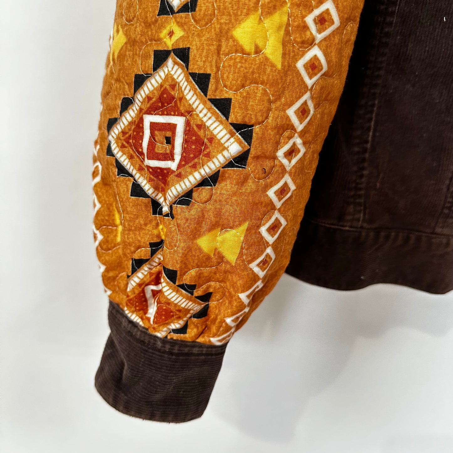 navaho meets brown corduroy jacket [xl]