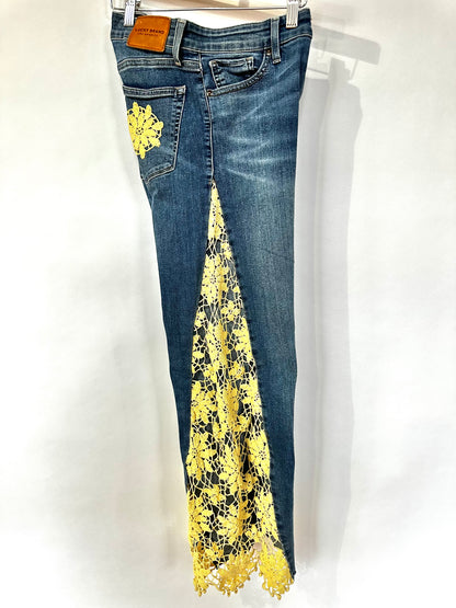 lemon-lime vintage lace bell bottoms [8/29] s