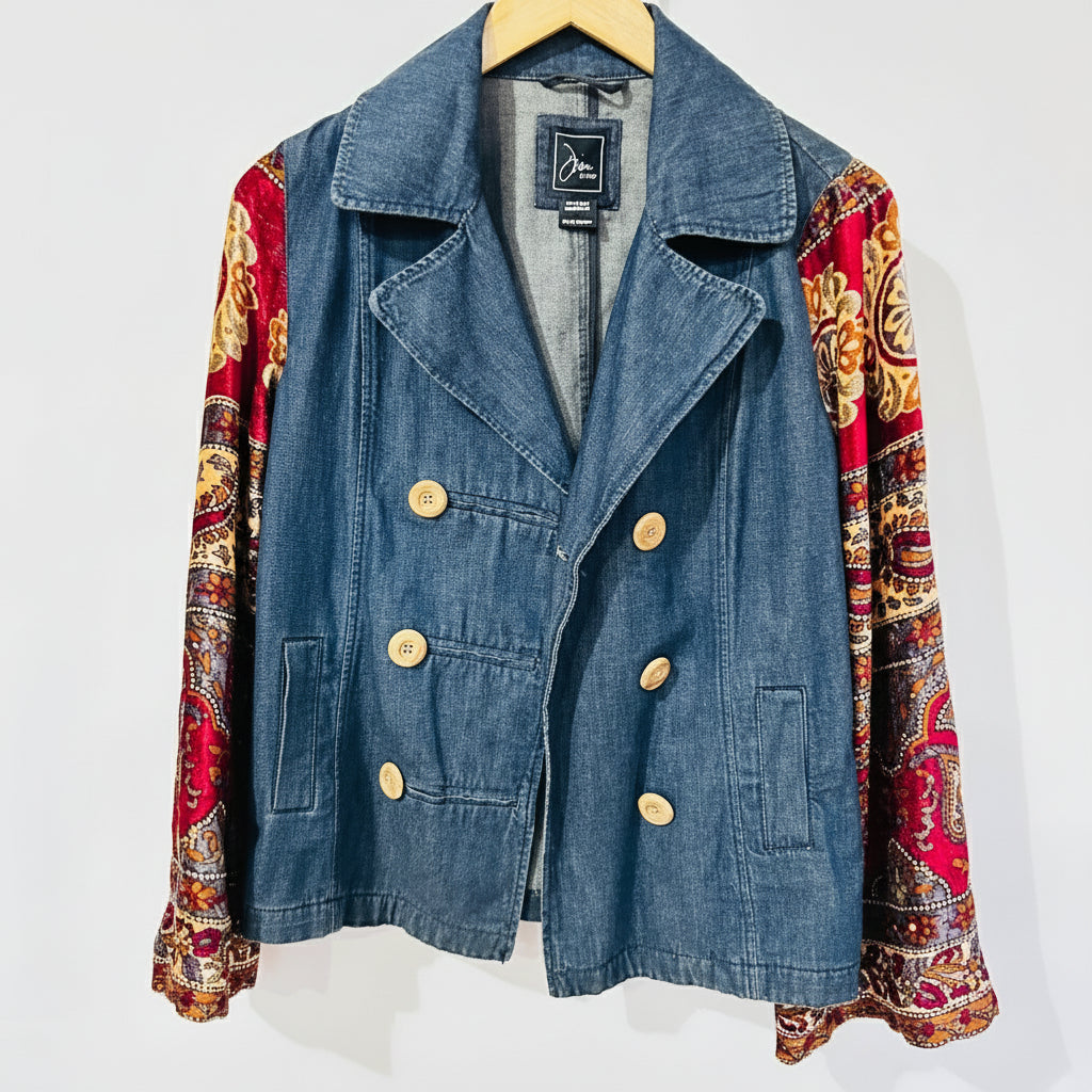 classic velvet + double breasted denim [s/m]