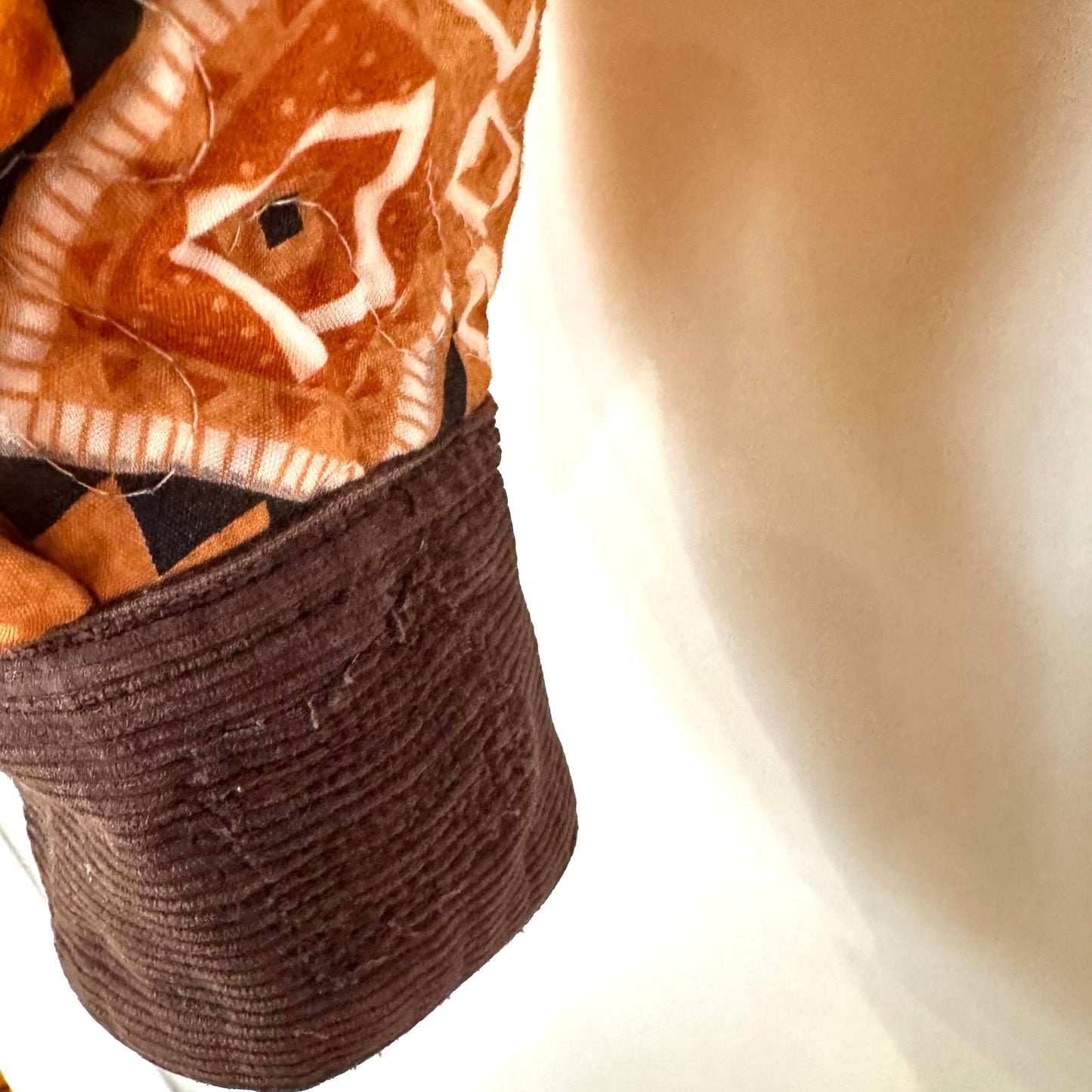 navaho meets brown corduroy jacket [xl]