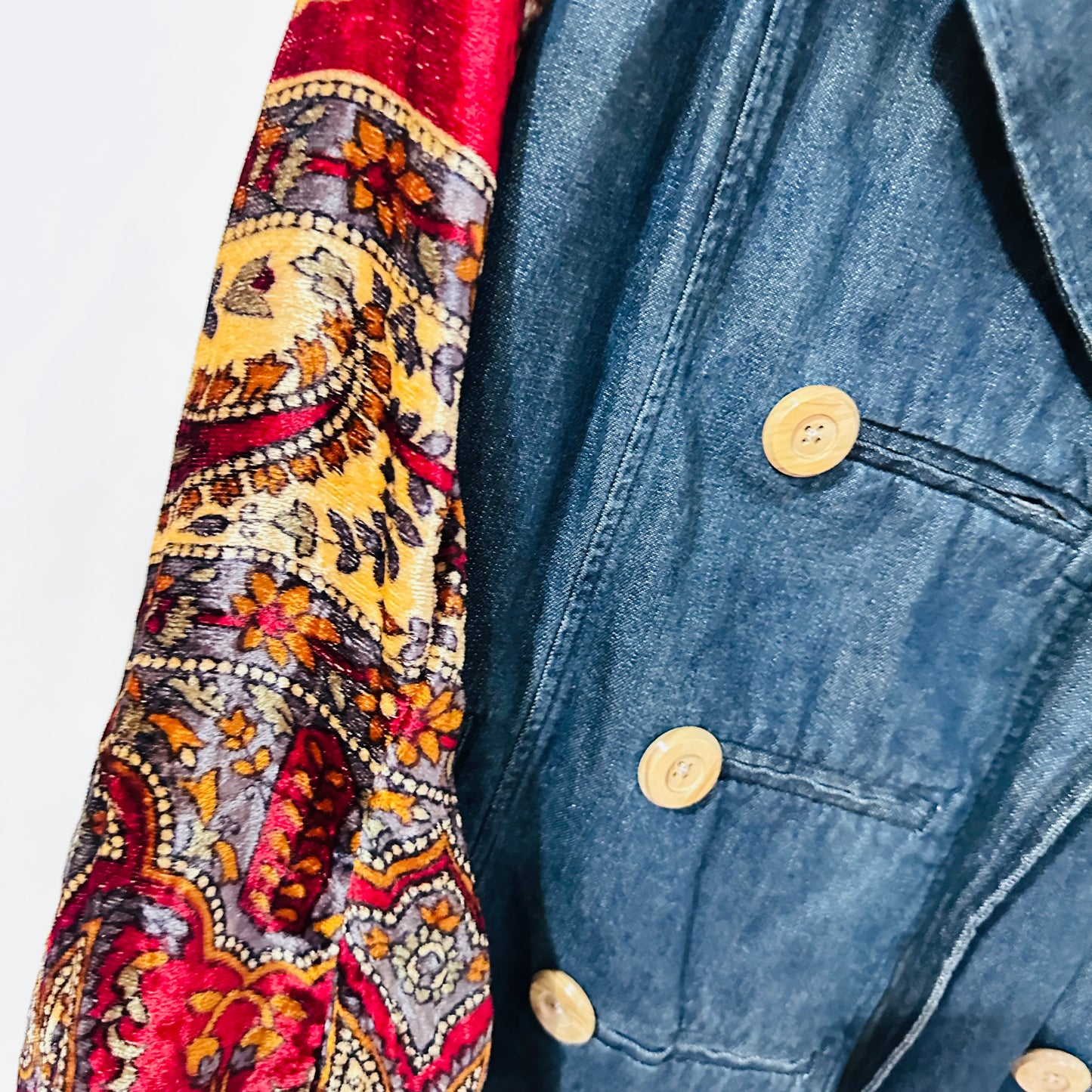 classic velvet + double breasted denim [s/m]