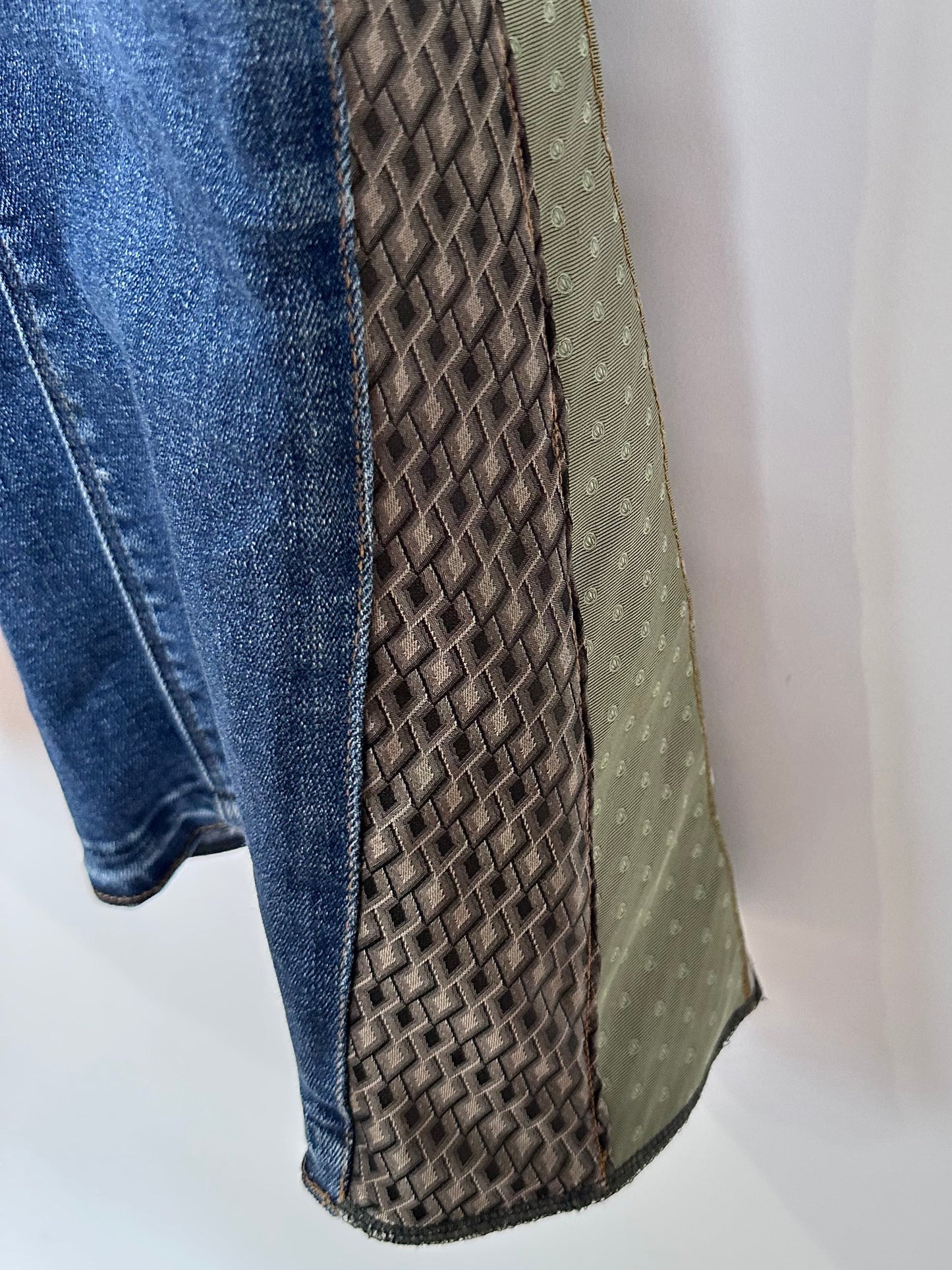 golden fall denim + necktie bells [6/28] short