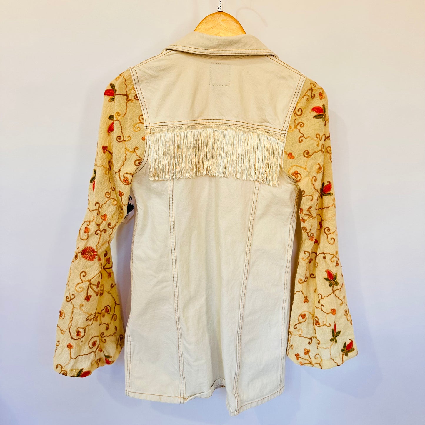spring floral cowgirl denim jacket [xs/s]