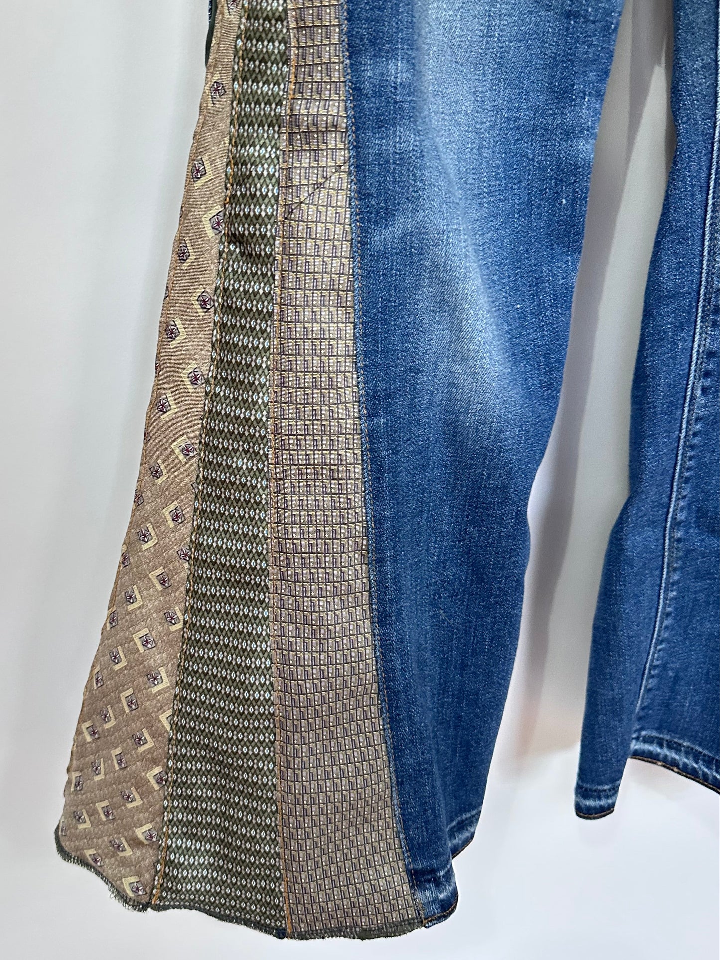 golden fall denim + necktie bells [6/28] short