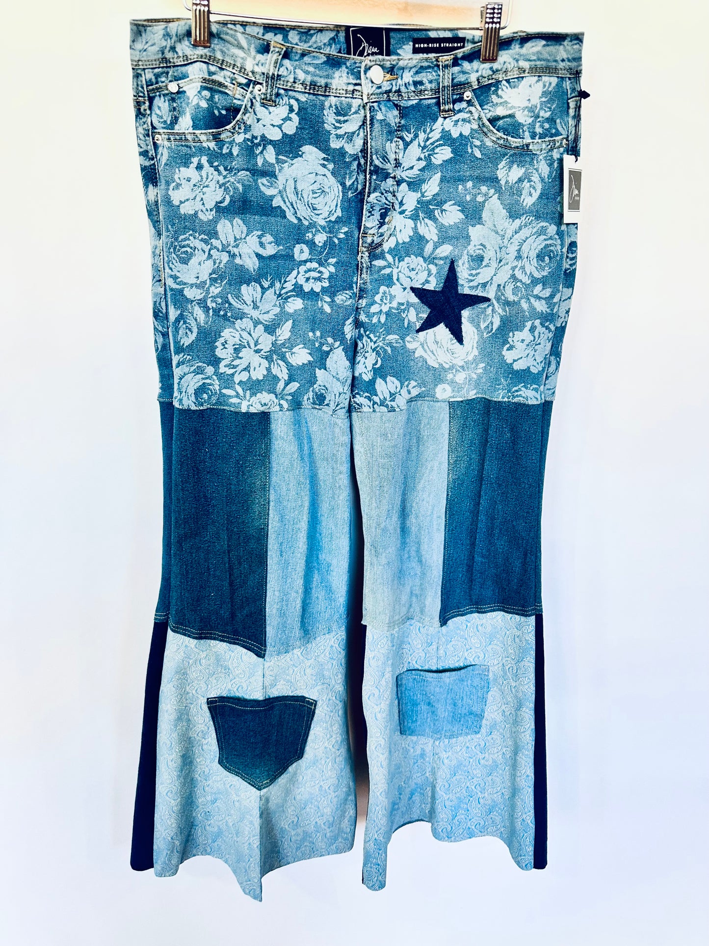 floral print + paisley bell bottom jeans [12/31]