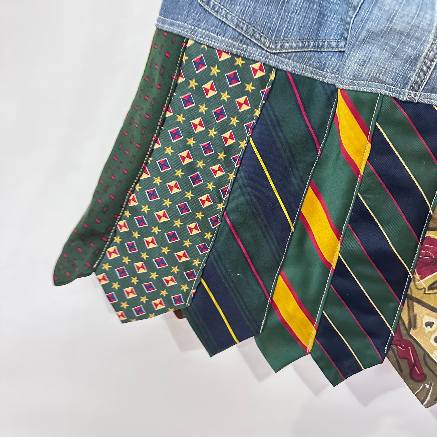 oh deer! denim + tie skirt [10/30]