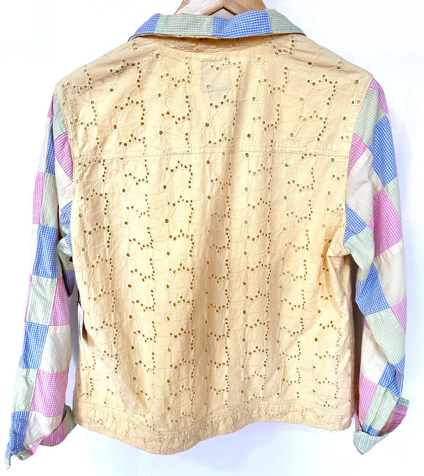 sunny eyelet +pastel madras jacket