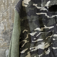 Load image into Gallery viewer, olive rib bishop corduroy camo denim
