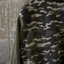 Load image into Gallery viewer, olive rib bishop corduroy camo denim
