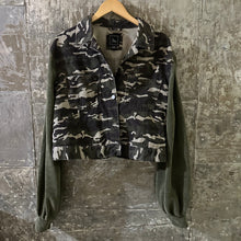 Load image into Gallery viewer, olive rib bishop corduroy camo denim
