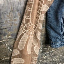 Load image into Gallery viewer, tough + tender lace denim jacket
