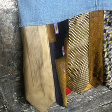Load image into Gallery viewer, golden wide + skinny tie skirt, (size 6/28)
