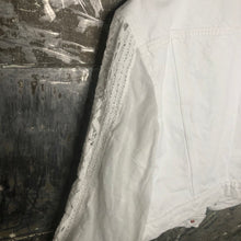 Load image into Gallery viewer, white boxy denim jacket + soft balloon bells

