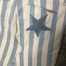 Load image into Gallery viewer, striped maxi hudson denim skirt, (size 27)
