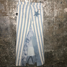 Load image into Gallery viewer, striped maxi hudson denim skirt, (size 27)
