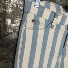 Load image into Gallery viewer, striped maxi hudson denim skirt, (size 27)
