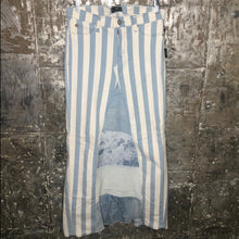 Load image into Gallery viewer, striped maxi hudson denim skirt, (size 27)
