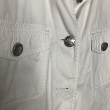 Load image into Gallery viewer, charcoal lace + white safari jacket
