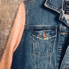Load image into Gallery viewer, rosy sweater, fringe + distressed denim
