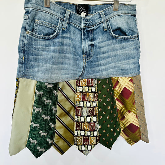 skirting the wild side denim skirt, [0-2/25-26]