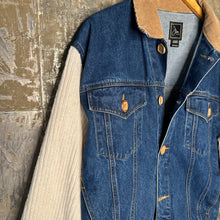 Load image into Gallery viewer, comfy chenille, corduroy + boyfriend denim jacket
