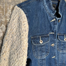 Load image into Gallery viewer, chunky knit + bolero long jacket
