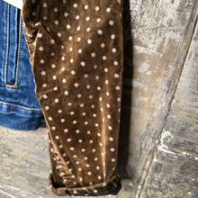 Load image into Gallery viewer, polka dot velvet, corduroy + denim jacket
