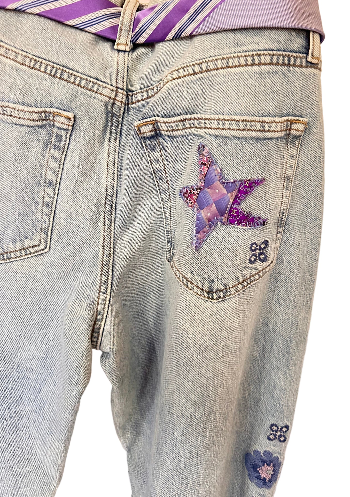 lavender fun denim + necktie bells [6/28] regular