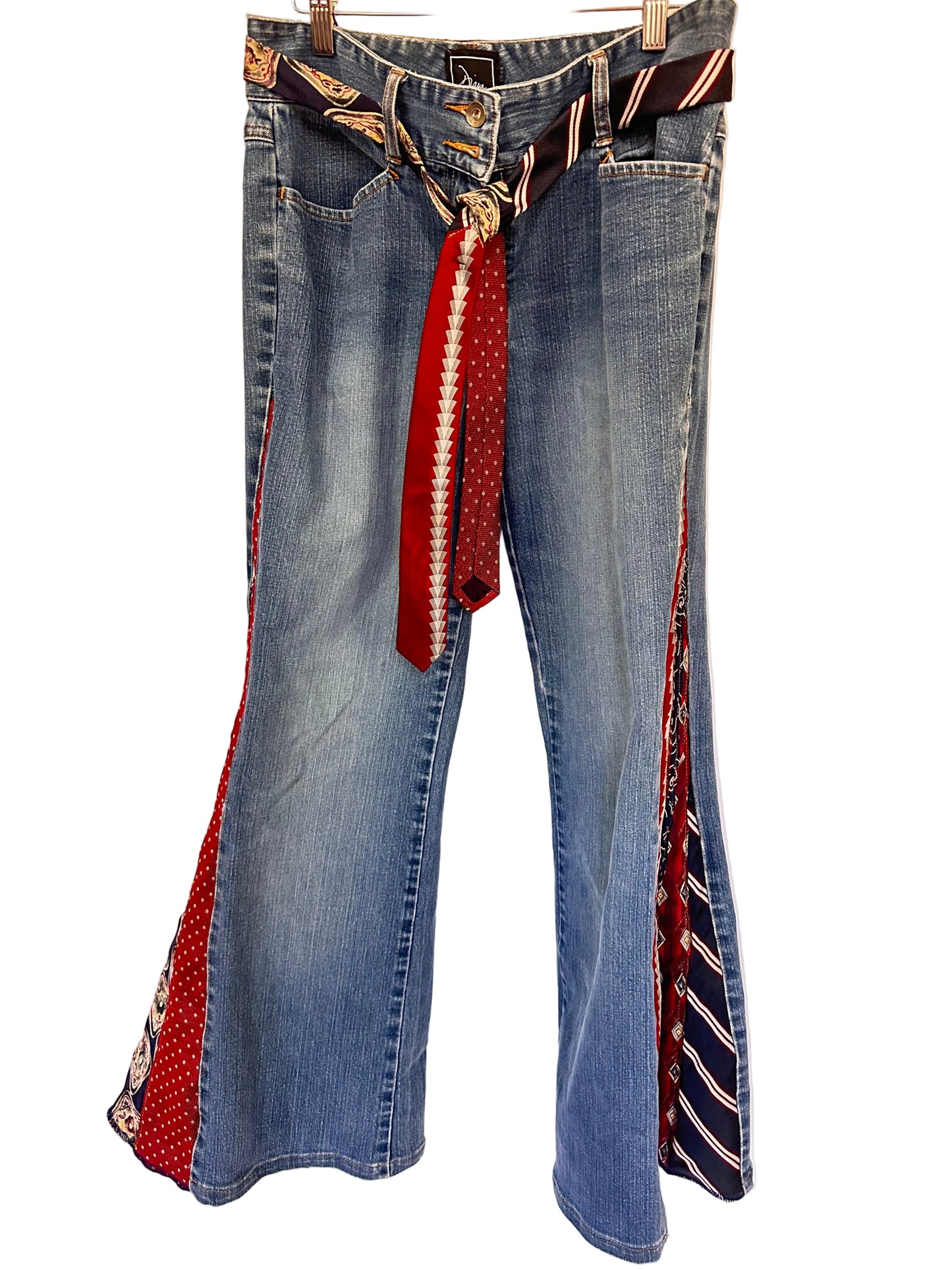 denim + deep red necktie bells [8/29] regular