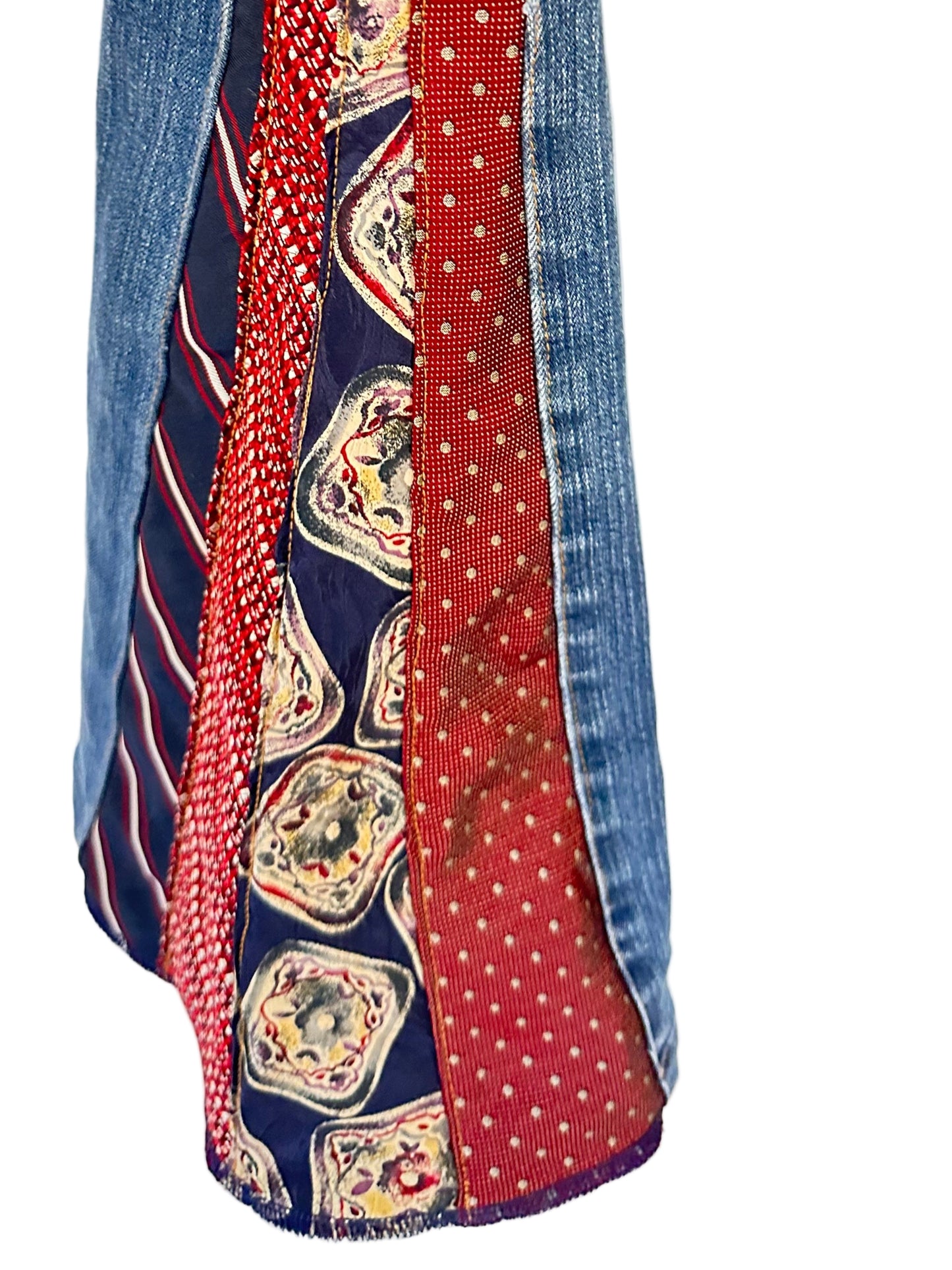 denim + deep red necktie bells [8/29] regular