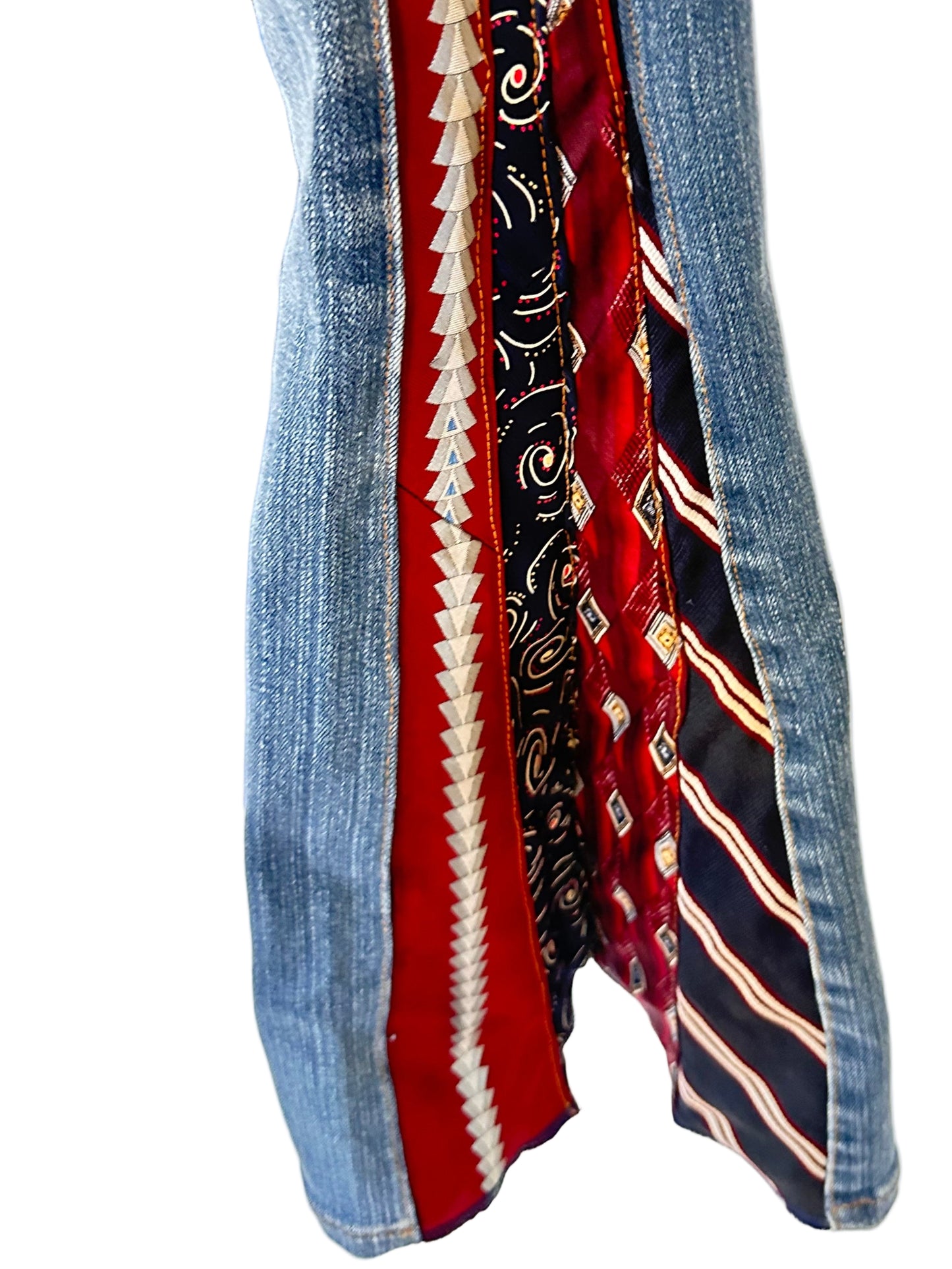 denim + deep red necktie bells [8/29] regular