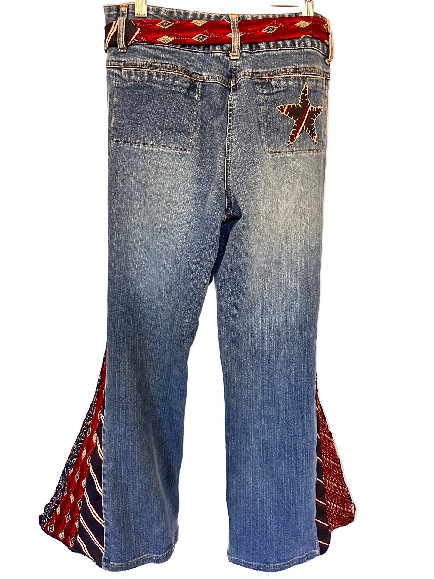 denim + deep red necktie bells [8/29] regular