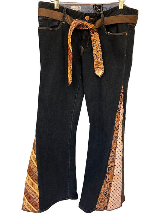 blue black denim +vintage autumn necktie bells [12/31] regular