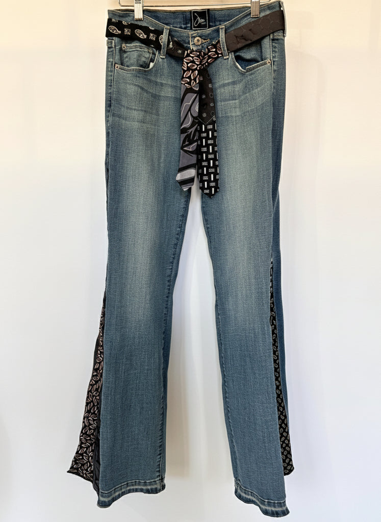 black n blue flare bells [8/29] long