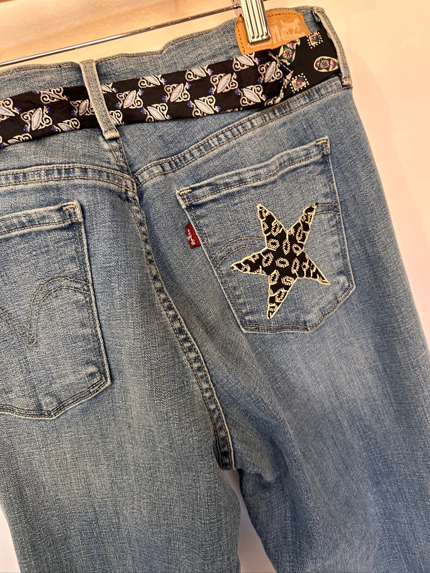 black n blue flare bells [8/29] long