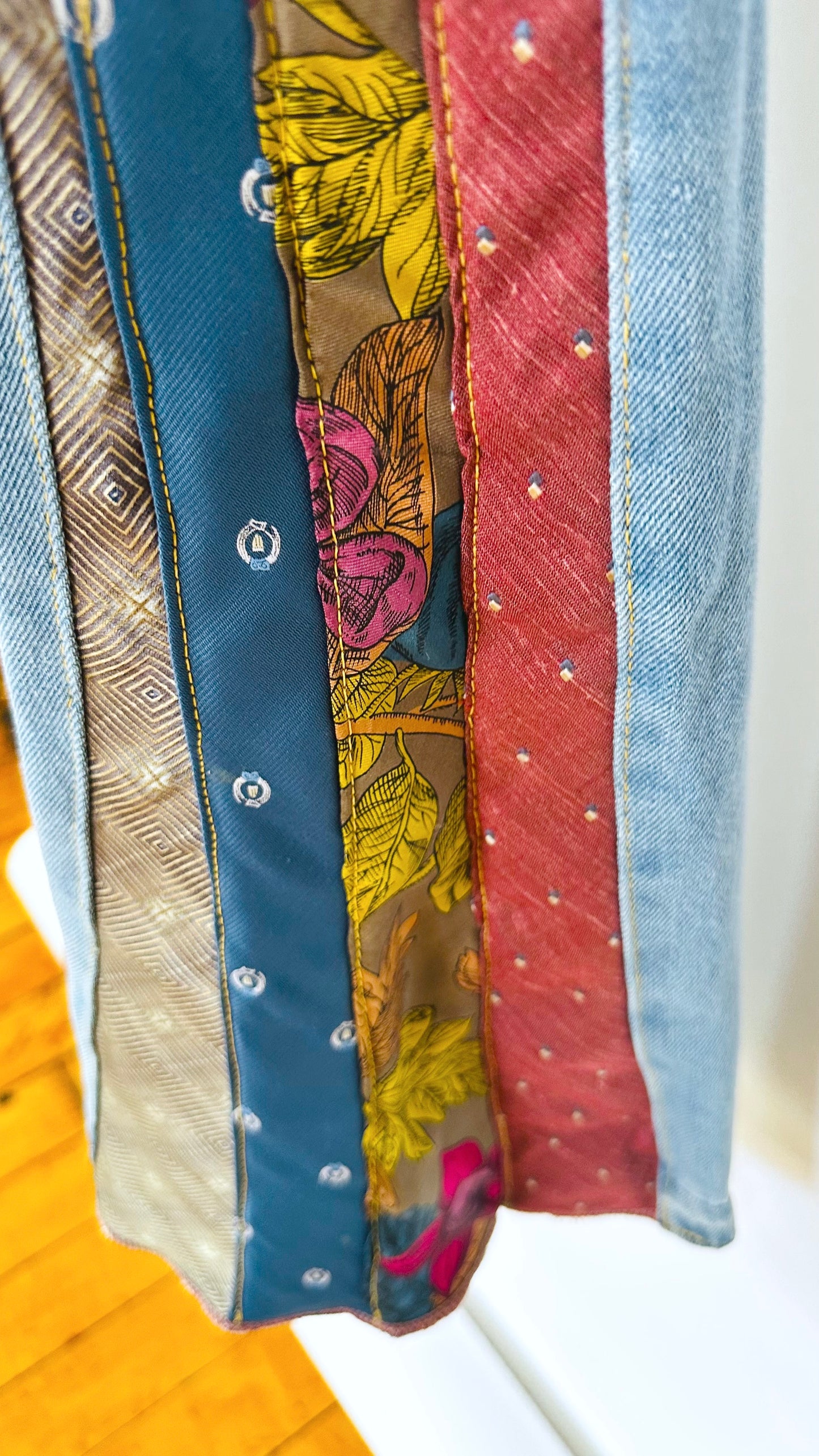 soft blue summer fun necktie bells [8/29]