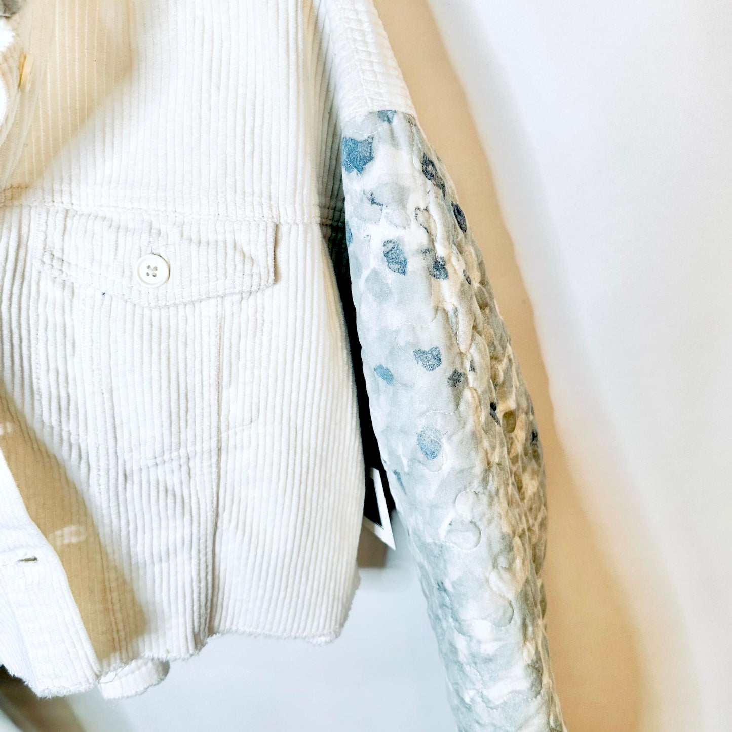 corduroy quilted comfort + style