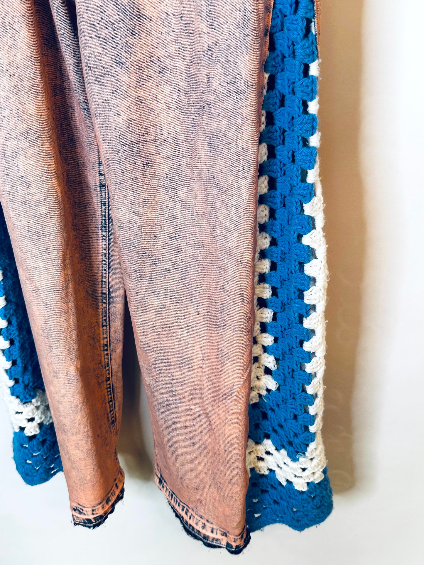 pink stone wash meets crochet [6/28]