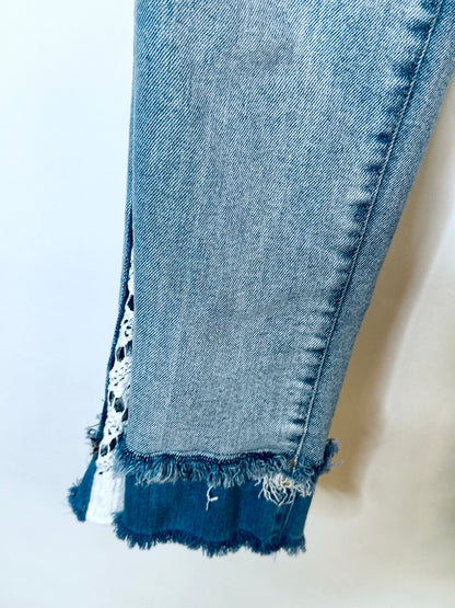scallop lace denim bells [4/27]