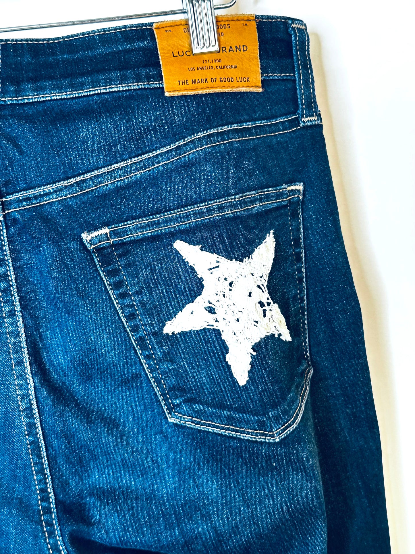 scallop crochet lace lucky denim bells [8/29]