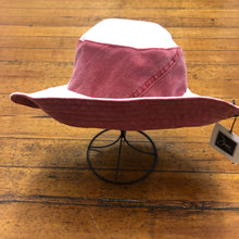 Load image into Gallery viewer, nantucket red + white denim reversible sun hat
