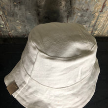 Load image into Gallery viewer, army camo + white denim reversible bucket hat
